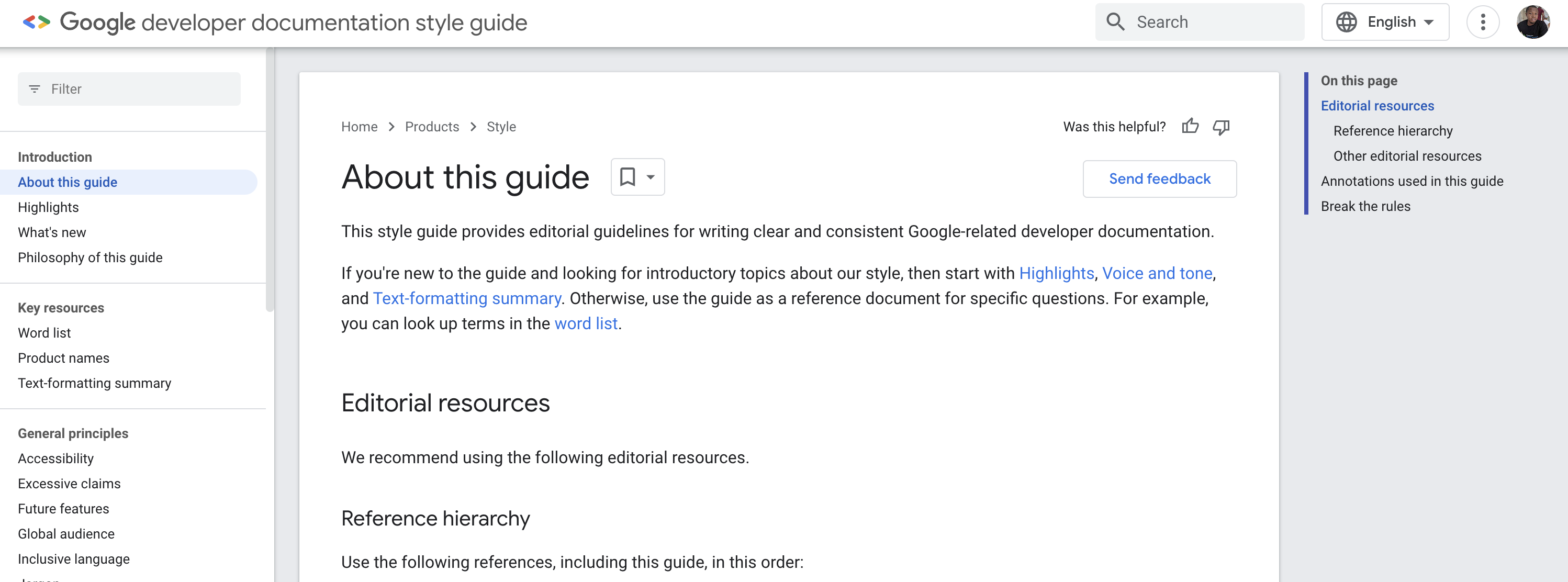 Technical writing steps