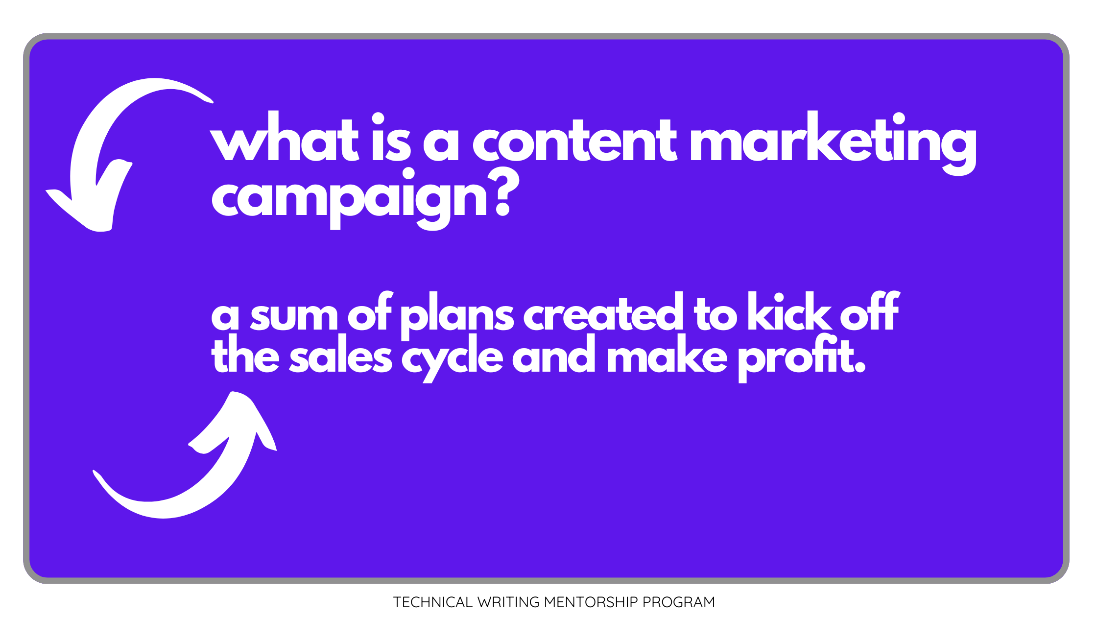 content marketing campaign