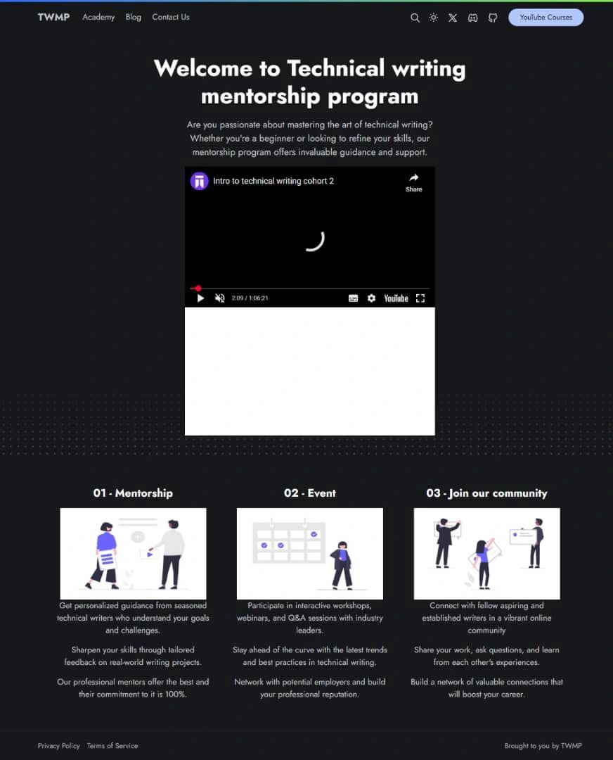 Old website