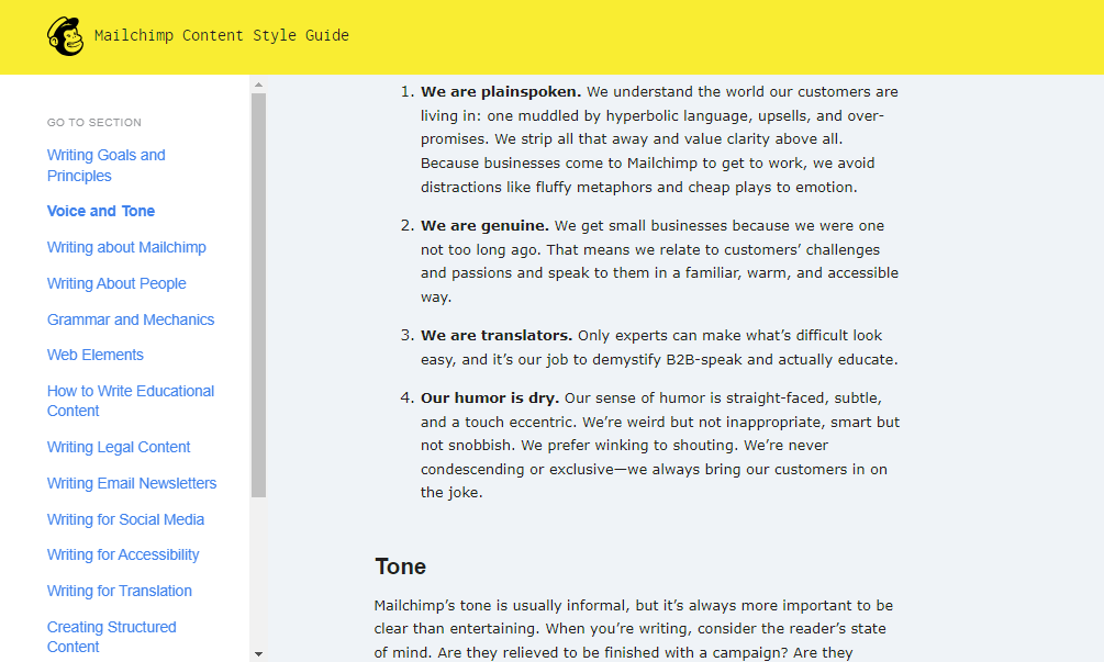 Google Developer Documentation Style Guide formatting section