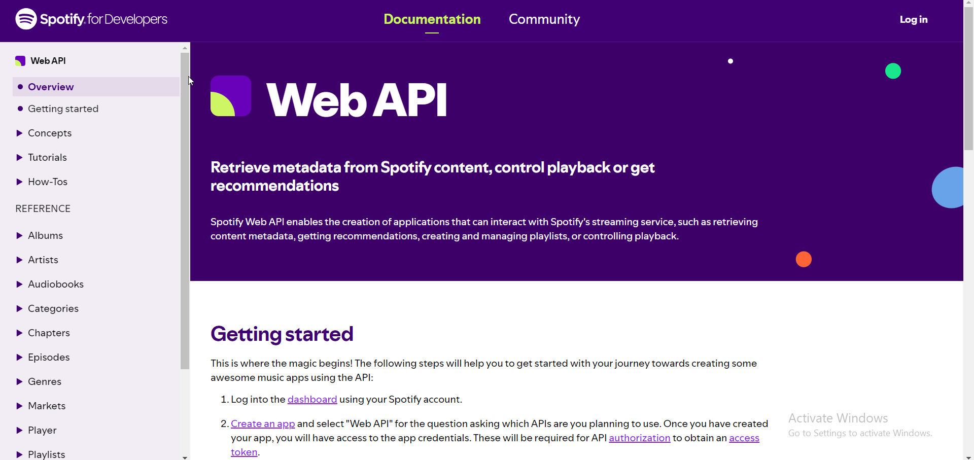 Spotify API