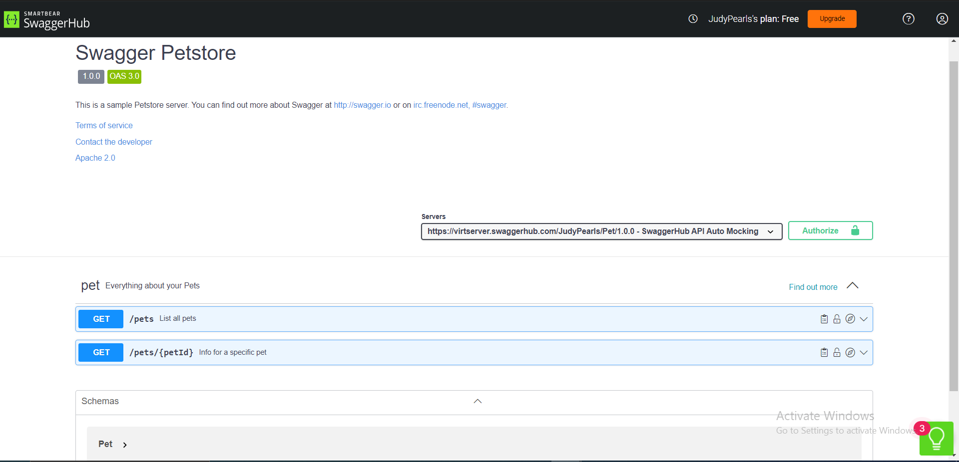 Swagger image preview