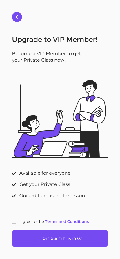 How to upgrade to VIP membership