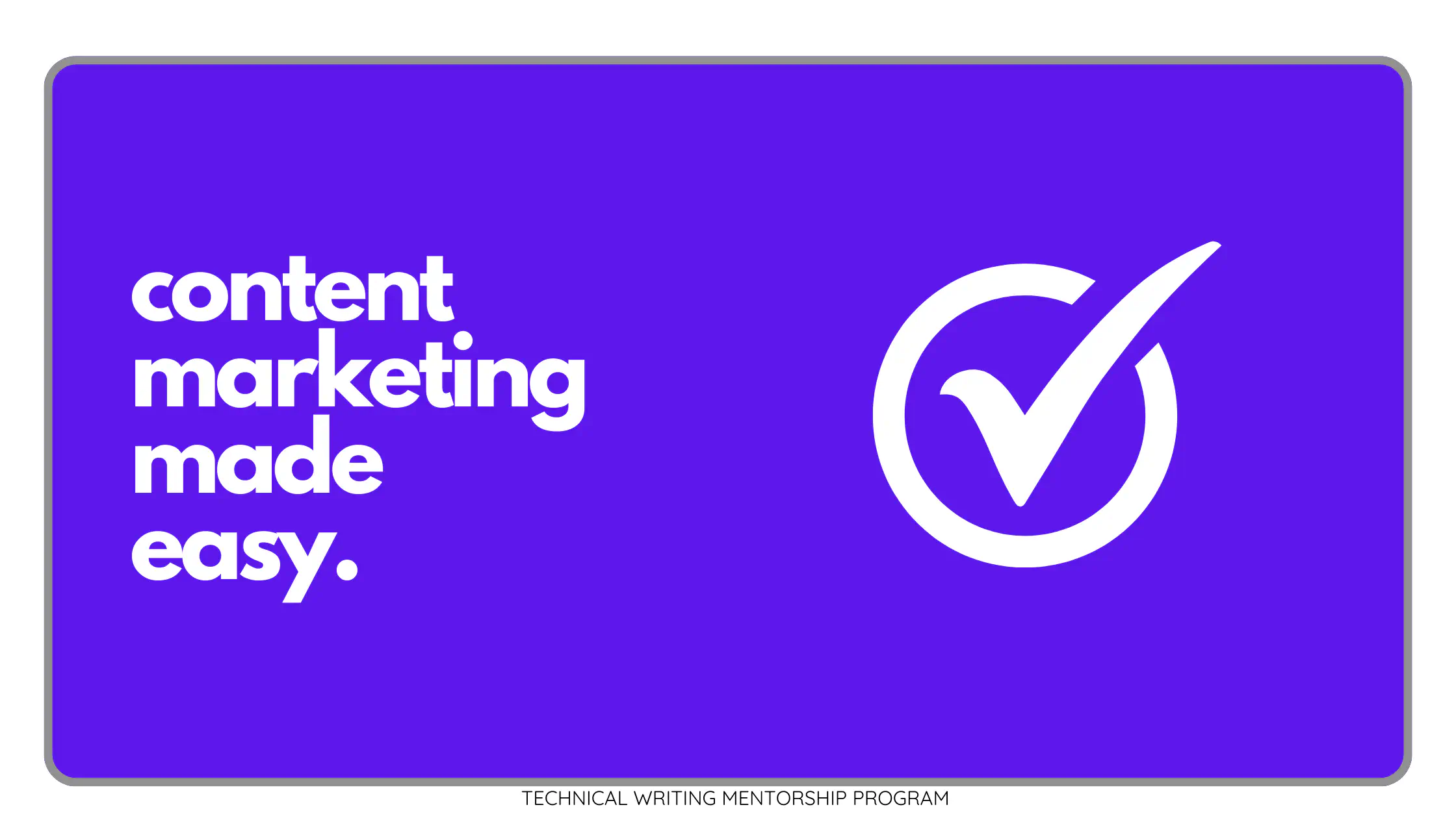 content marketing made easy